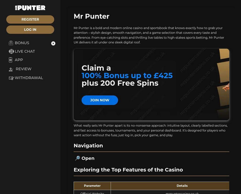 Mr Punter - Login, Claim 100% + 200 Free Spins Mr Punter - Login, Claim 100% + 200 Free Spins